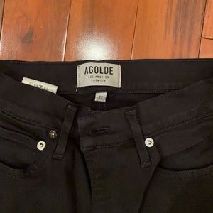 Size 27 AGOLDE black skinny leg jean